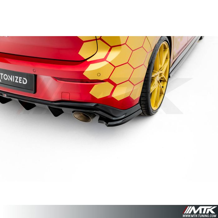 Lames latérales arrière Maxton V4 Volkswagen Golf GTI Mk8 Clubsport Phase 2 2024>